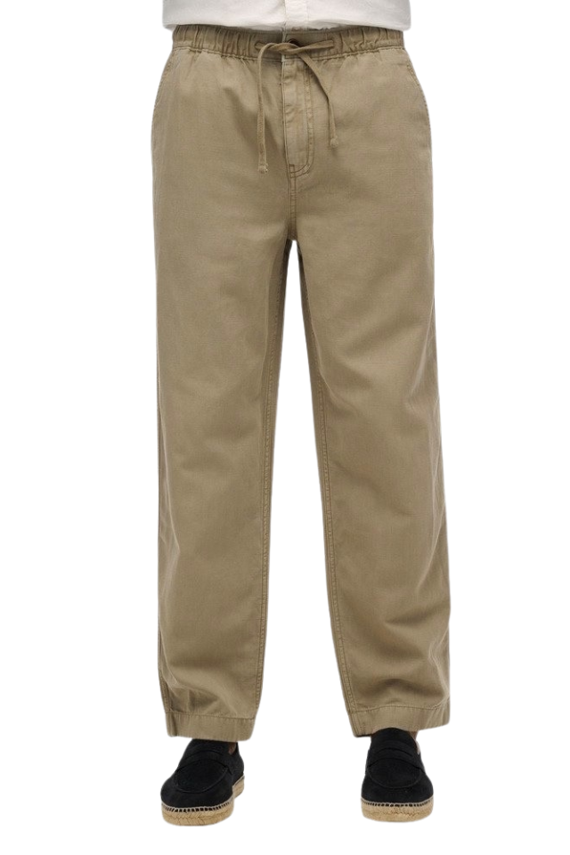 Merchant Drawstring Pant - Light Khaki Green