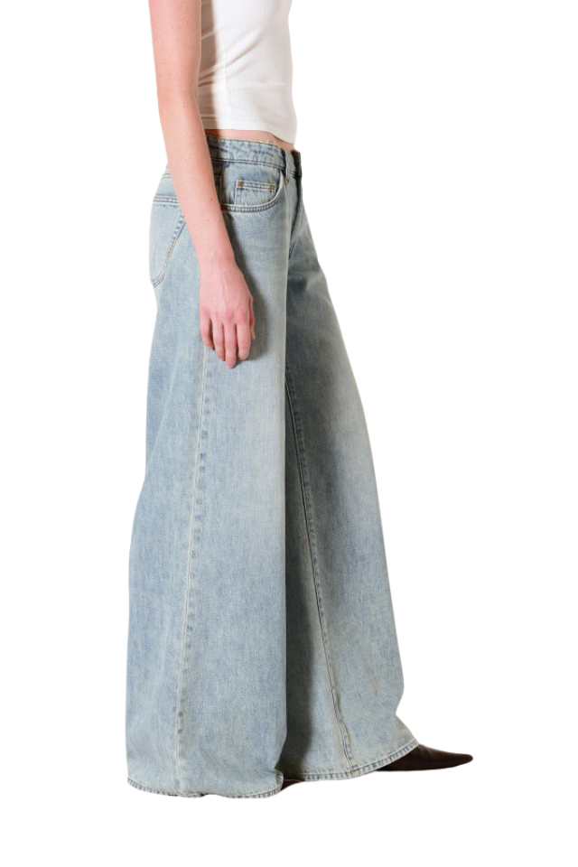 Milla Wide Capsule - Mid Vintage Indigo