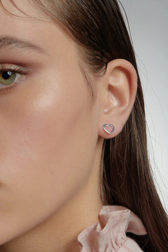 Mini Heart Studs
