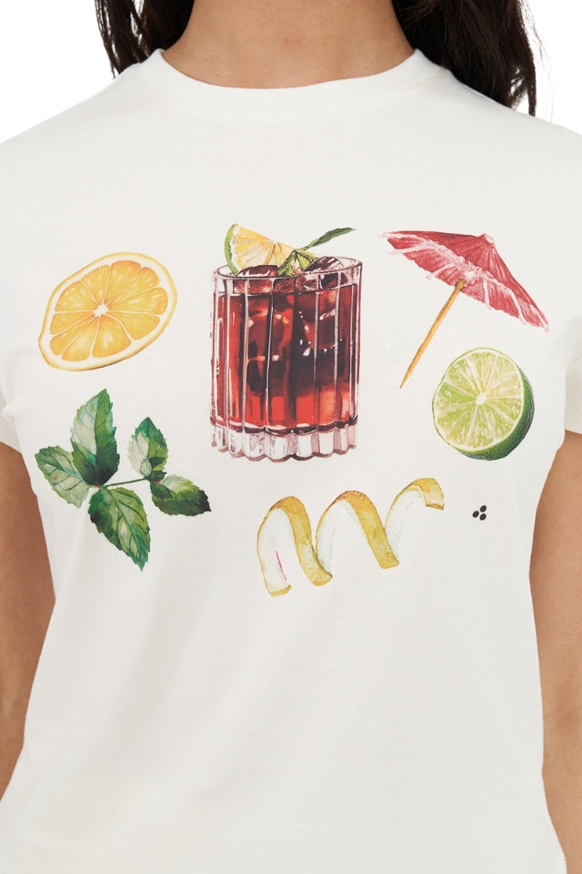 Mini Tee 185/Garnish - Chalk