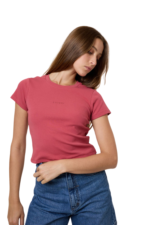 Minimal Thrills Mini Tee - Redwood
