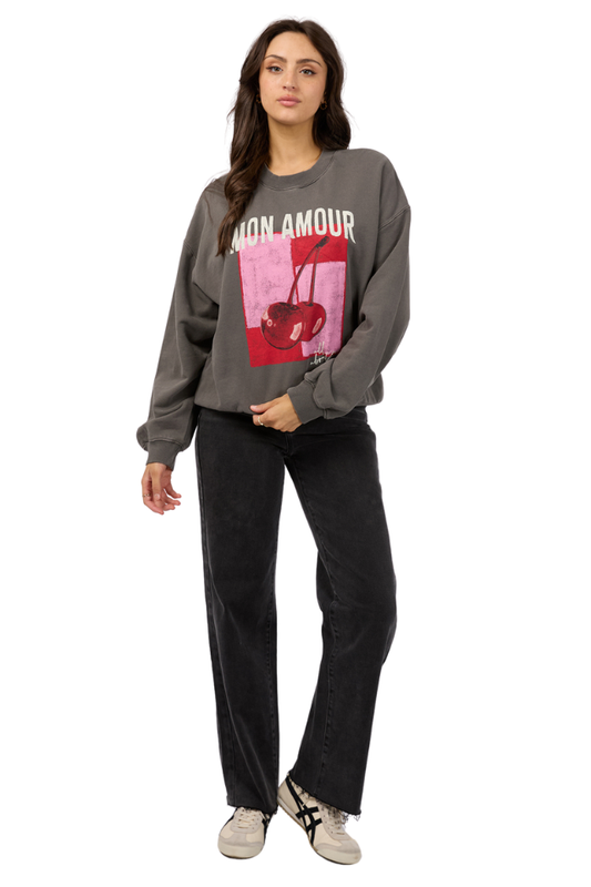 Mon Amour Slouch Crew