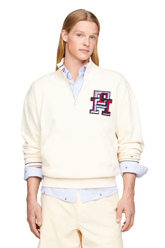 Monogram 1/4 Zip Sweatshirt