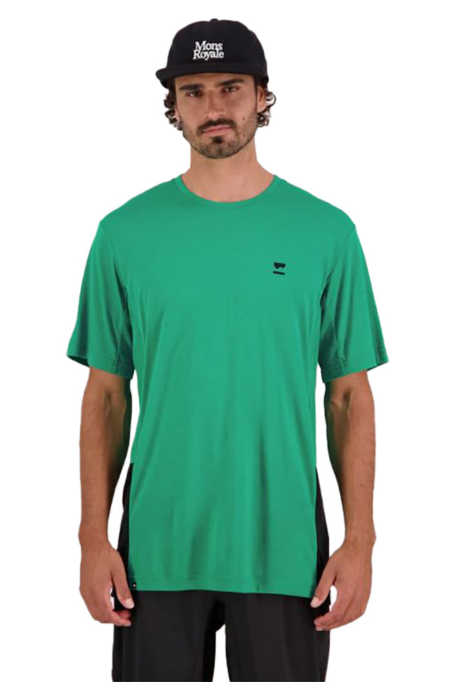 Tarn Merino Shift T-shirt - Pop Green
