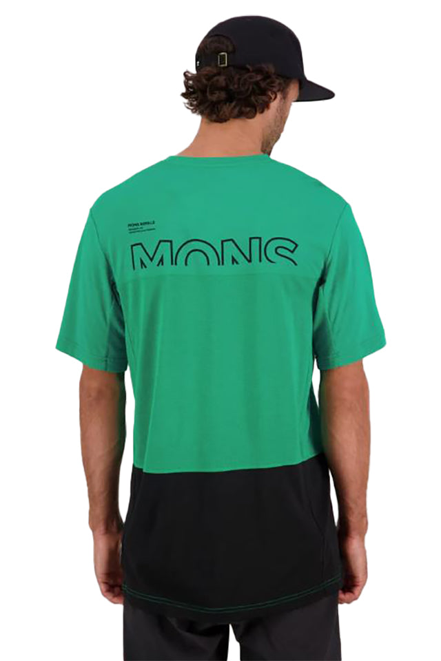 Tarn Merino Shift T-shirt - Pop Green