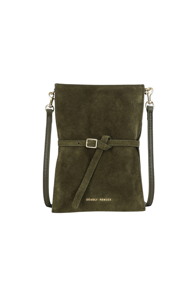 Mr Penny Pouchette - Kale Suede