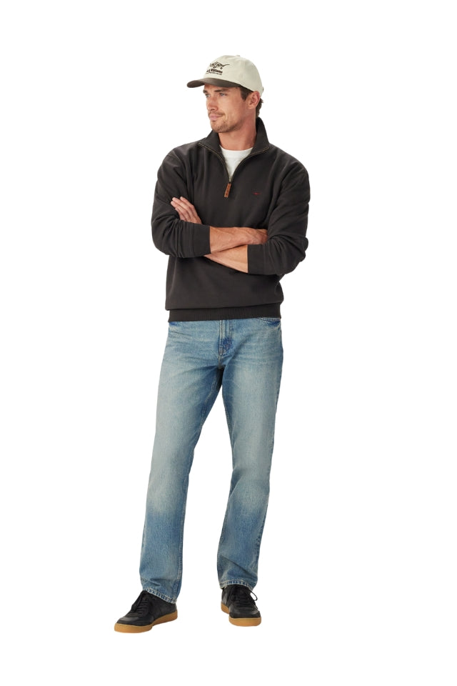 Mulyungarie 1/4 Zip Sweatshirt - Charcoal