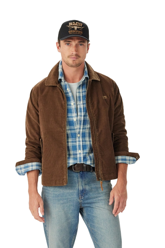 Munro Cord Harrington Jacket - Caramel