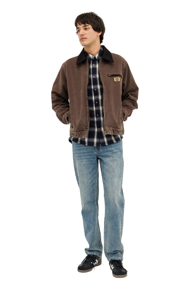 Nailhead Miner Jacket - Dark Brown
