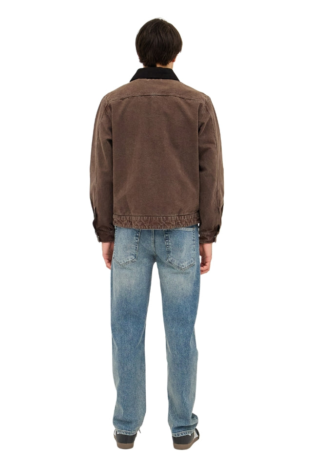 Nailhead Miner Jacket - Dark Brown