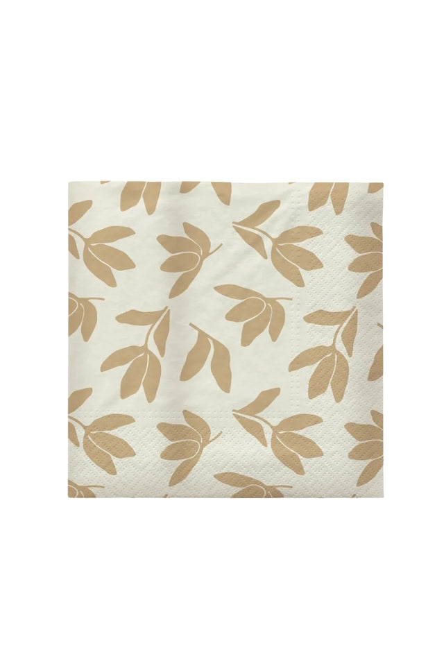 Paper Napkin Herbert - Beige/Off White