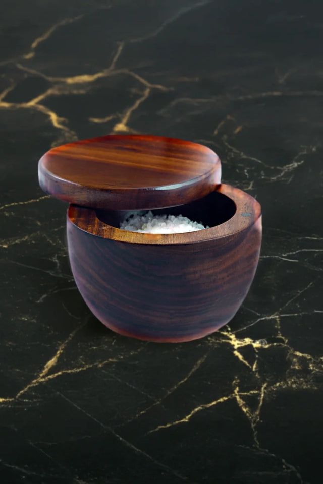 Acacia Salt Pig