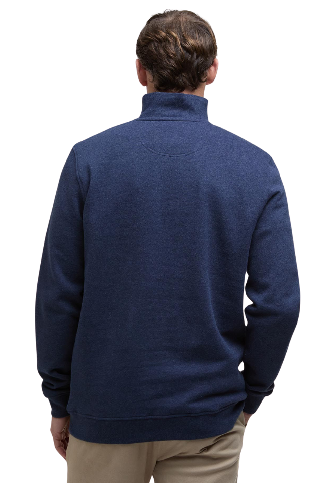 Nelson Half Zip Sweatshirt - Navy Marl