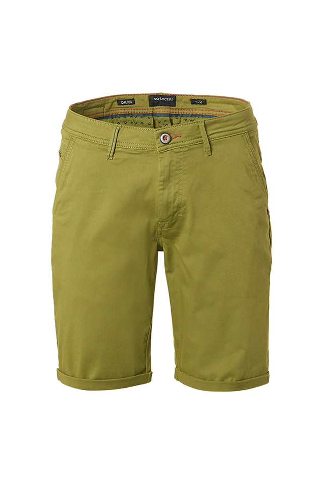 No Excess 198190366 Twill Stretch Chino Short Light Green 