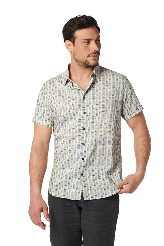 Allover Print Ss Shirt