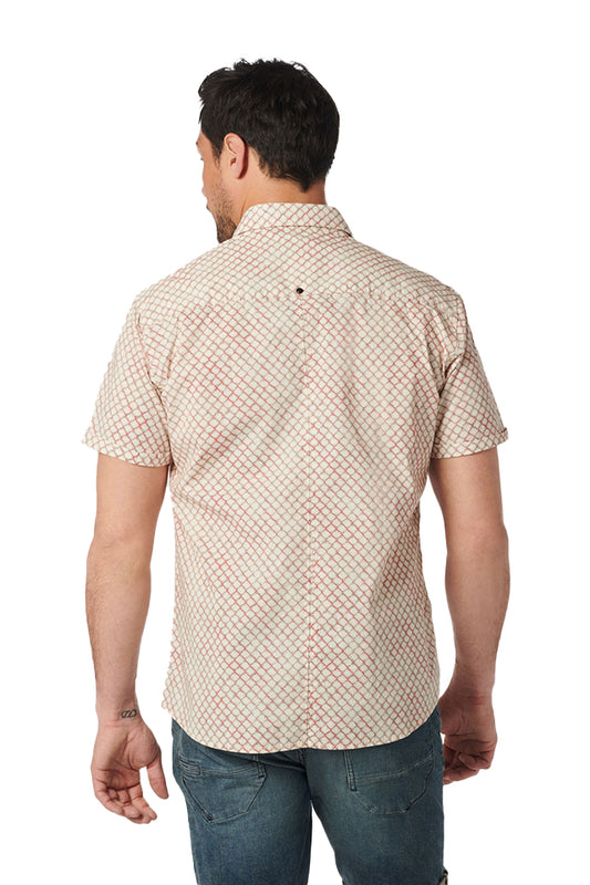 Allover Print Stretch Shirt