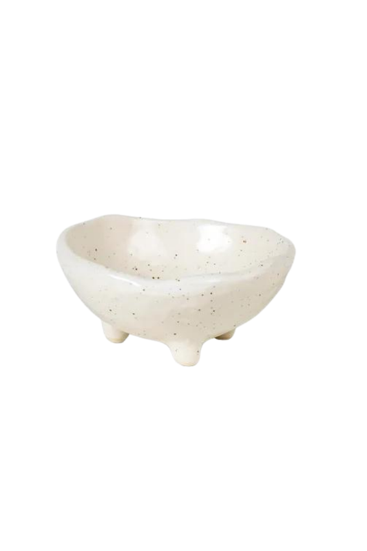 Nordic Vanilla Small Bowl with Feet