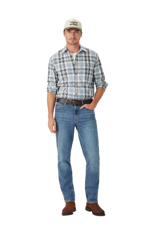 O'Connell Check Shirt - White