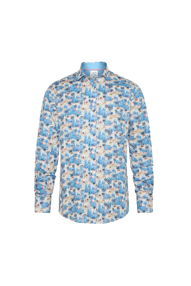 Oasis Shirt - Cobalt