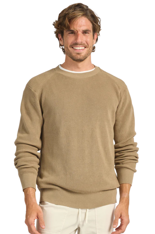 Oliver Knit Crew - Otter Tan