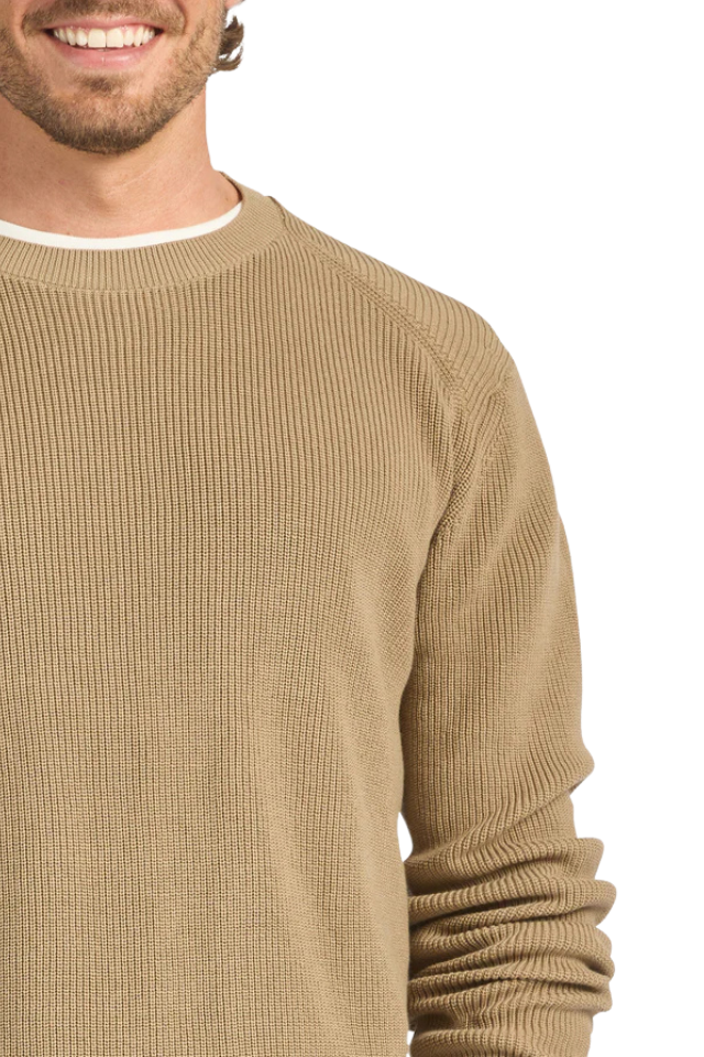 Oliver Knit Crew - Otter Tan