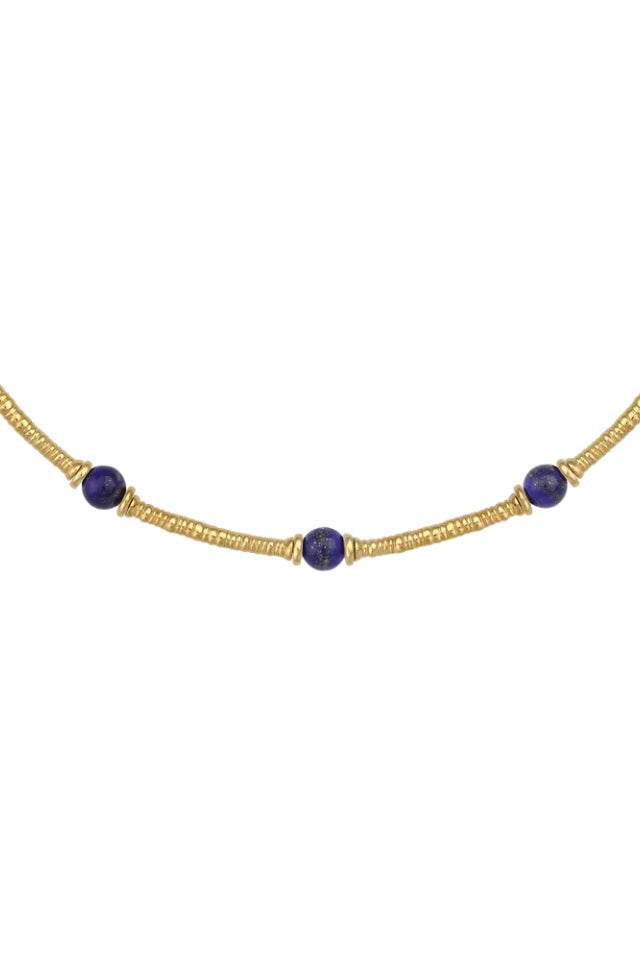 Olympia Necklace - Lapis Gold Vermeil