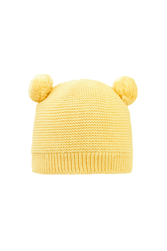 Organic Beanie - Snowy Banana