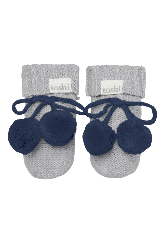 Organic Booties - Bobby/Fog