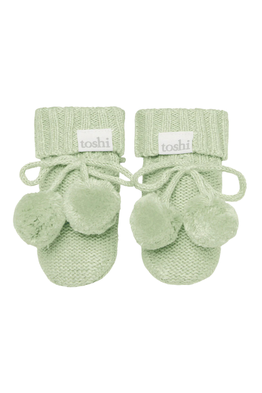 Organic Booties - Marley Matcha