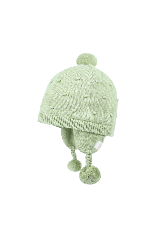 Organic Earmuff - Popcorn Matcha