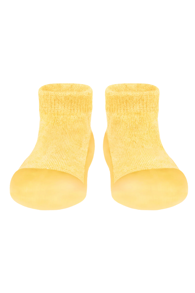 Organic Hybrid Walking Socks Dreamtime Footsteps - Banana