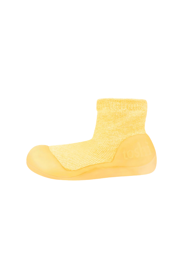 Organic Hybrid Walking Socks Dreamtime Footsteps - Banana