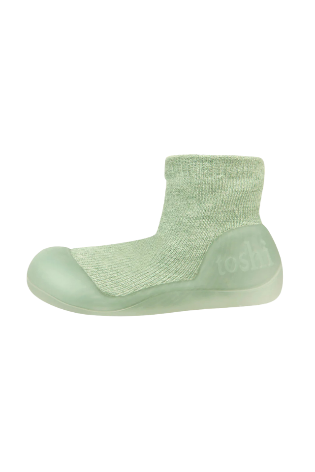 Organic Hybrid Walking Socks Dreamtime Footsteps - Matcha