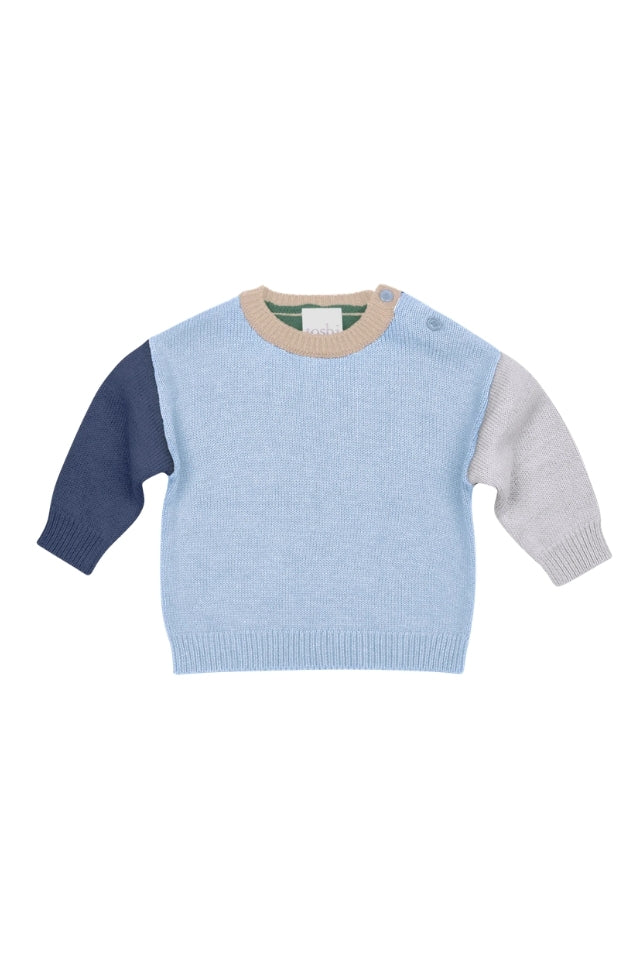 Organic Pullover - Bobby/Bluebell