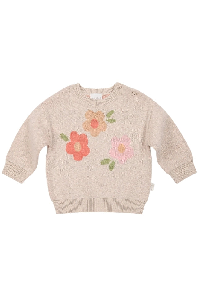 Organic Pullover - Mystical/Rosie Posie