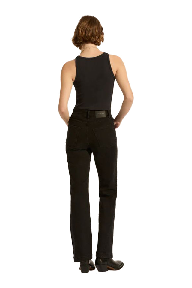 Outland Denim Ren High Flare Black 