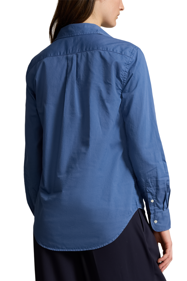 Cotton Twill Shirt - Earth Blue