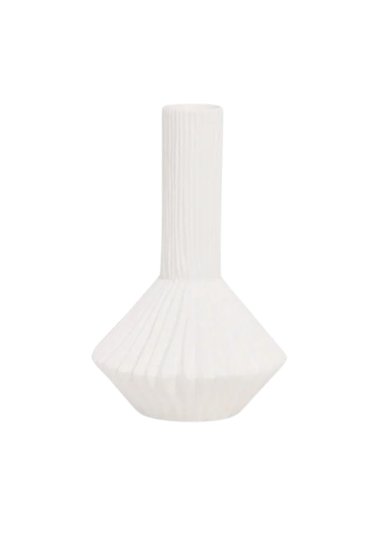 Pleated Bud Vase