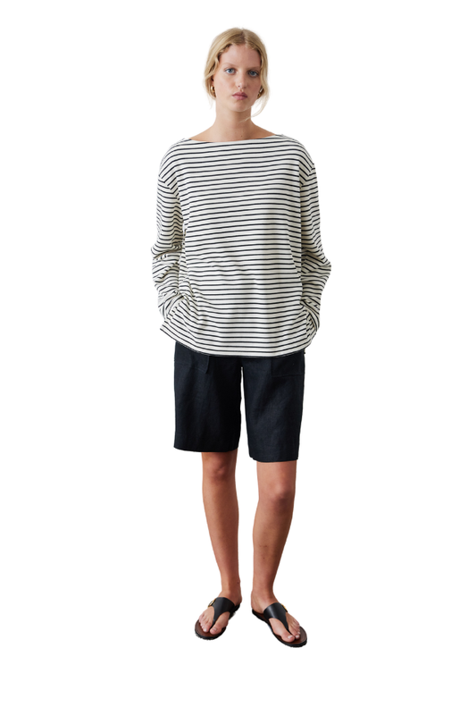 Caroline textured loopback sweatshirt hotsell