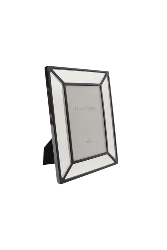 Picture Frame Mirror Black - 4x6