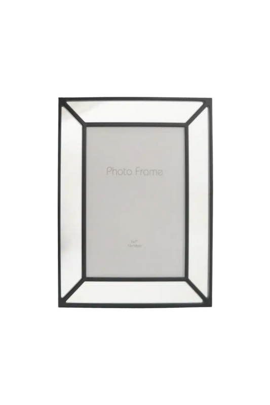 Picture Frame Mirror Black - 5x7