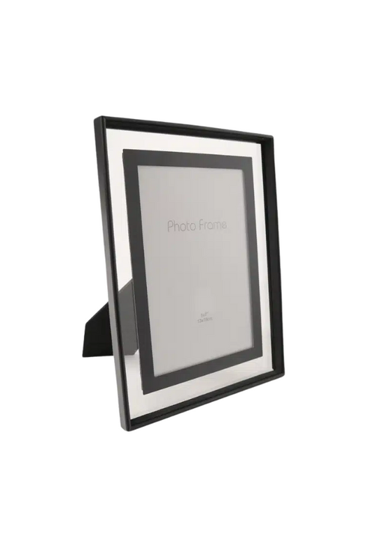 Picture Frame Black Polished Glass - 5x7