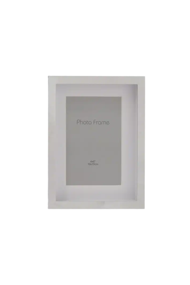 Picture Frame Chrome White - 4x6