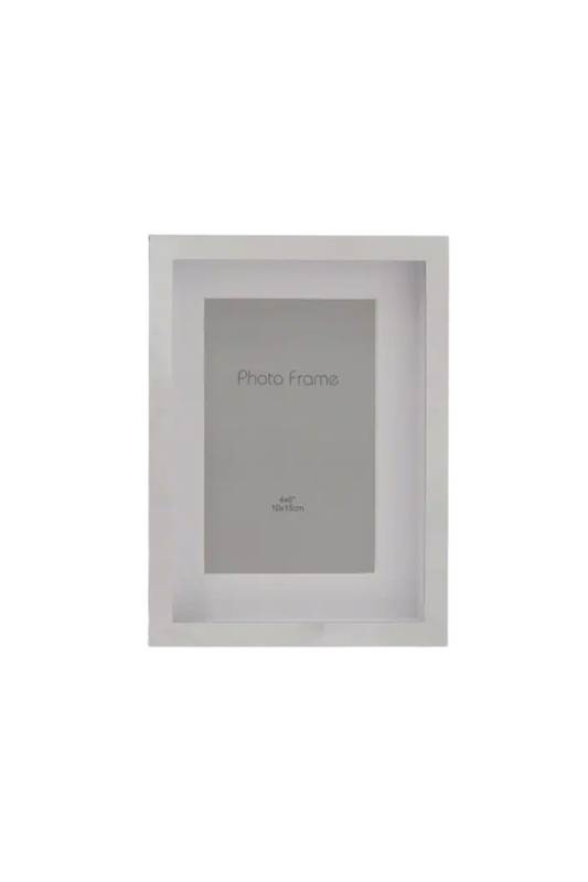 Picture Frame Chrome White - 4x6