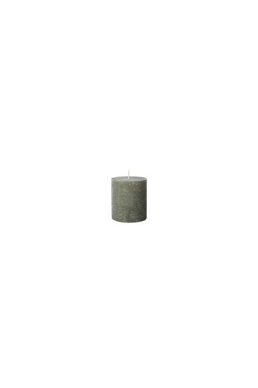 Broste Pillar Candle - Grape Leaf Green