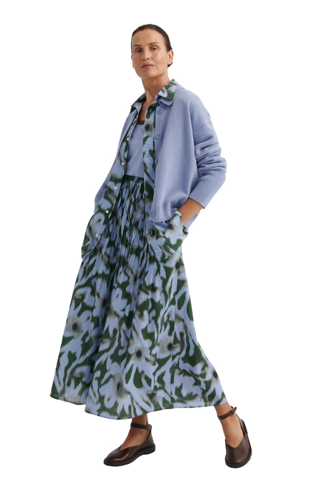 Poet Skirt - Misty Floral