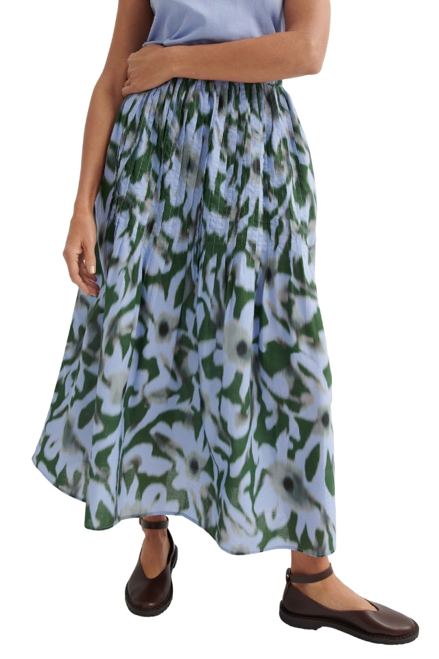 Poet Skirt - Misty Floral