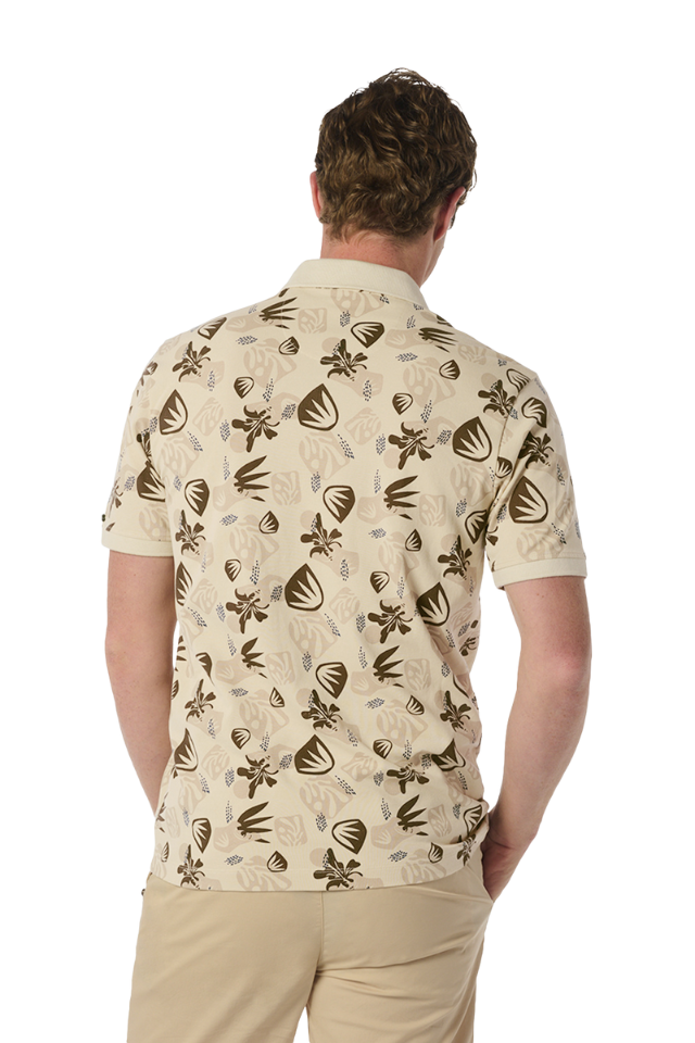 Polo Pique Allover Print