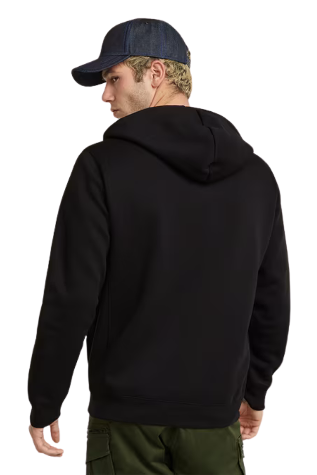 Premium Core Hooded Zip Sweat - Dk Black