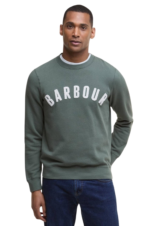 Prep Logo Crew Neck Sweatshirt - Thyme